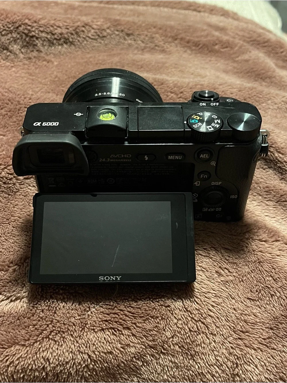 Sony Black Mirrorless Camera with 16-50mm Power Zoom Lens
